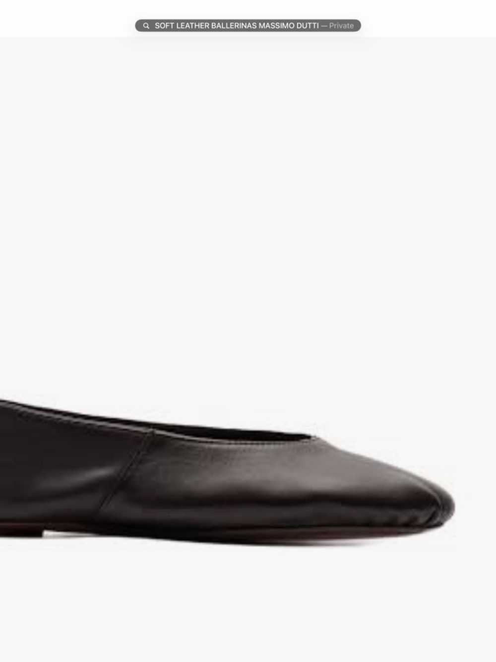 SOFT LEATHER BALLERINAS - BROWN